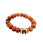 6 Mukhi Indonesian Rudraksha Bracelet For Men & Women (Stretchable) (1 Pc)