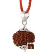 10 Mukhi Rudraksha | Ten Faced Rudraksha Pendant With Lab Certificate (Small Bead) (1 Pc)