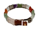 7 Chakra Stone Bracelet (Stretchable) (1 Pc)