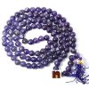 Amethyst Gemstone Crystal Mala (109 Beads) (8 MM Beads) (1 Pc)