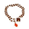 Rudraksha & Crystal/Sphatik Mala For Health,Wealth & Good Luck (109 Beads) (1 Pc)