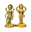 Shri Vishnu Ji & Shri Laxmi Ji Idol In Brass (18 Cms) (1 Pair)