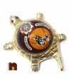 Shri Baglamukhi Yantra On Turtle/Tortoise (Small) (11 Cms) (1 Pc)