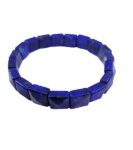 Lapis Lazuli Gemstone Bracelet (Square Design) (Stretchable) (1 Pc)