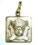 Shri Chandra Yantra Pendant In Brass (1 Pc)