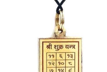 Shri Shukra Yantra Pendant in Brass (Small) (3 Cms) (1 Pc)