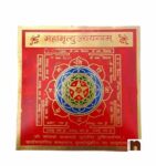Shri Mahamrityunjaye Yantra in Brass Colour Yantra (Big) (15 Cms) (1 Pc)