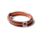 Copper/Tamba Adjustable Ring/Challa With Om Namah Shivaye Embossed (2 Pc)