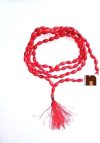 Original & Genuine Red Moonga Mala (Oval Shape Beads) (1 Pc)