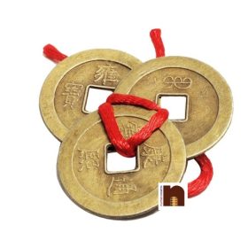 Feng Shui Lucky Coins (Set Of 3) (1 Pc) - (2.5 Cms)