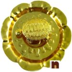 Feng Shui Turtle In Metal Plate (1 Pc)