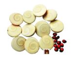Gomti Chakra and Red Gunja Beads (2 Cms) (11 Pieces Each)