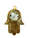 Shri Sarv Karya Sidhi Hand Shape Yantra Wall Hanging (14 Cms) (1 Pc)