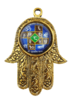 Shri Vastu Dosh Nivaran Hand Shape Yantra Wall Hanging (14 Cms) (1 Pc)