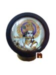 Lord Krishna Idol for Car Dashboard (Wooden) (6.5 Cms) (1 Pc)
