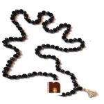 Lava & Magnet Beads Knotted Mala (108+1 Beads) (1 Pc)