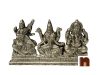 Shri Laxmi,Ganesh,Saraswati Ji Idol In Panchdhatu (7 cm)(1 Pc)