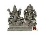 Shri Laxmi Ji & Shri Ganesh Ji Idol In Panchdhatu - 7 cm