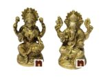 Shri Laxmi Ji & Shri Ganesh Ji Idol In Brass (11 Cms) (1 Pair)