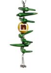Nimbu Mirchi | Nazar Battu | Evil Eye Protector Hanging for Cars,Homes & Offices (Green) (20 Cms) (1 Pc)