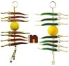 Nimbu Mirchi | Nazar Battu | Evil Eye Protector Hanging for Cars,Homes & Offices (Red & Green) (20 Cms) (2 Pcs)