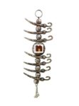 Nimbu Mirchi | Nazar Battu | Evil Eye Protector Hanging For Cars,Homes & Offices (Metallic Silver) (25 Cms) (1 Pc)