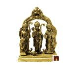 Shri Ram Darbar Idol In Brass (17 Cms) (1 Pc)