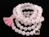 Natural & Original Hand Knotted Rose Quartz Mala (6 MM Beads Approx) (109 Beads) (1 Pc)