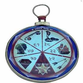 Shri Sarv Karya Sidhi Brass Yantra Wall Hanging (Pack of 1)