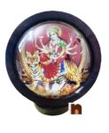 Goddess Durga | Sherawali Mata Idol for Car Dashboard (Wooden) (6.5 Cms) (1 Pc)