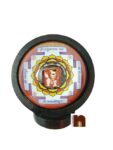 Shri Mehandipur Balaji Yantra For Car Dashboard ( Wooden) ( 6.5 Cms) (1 Pc)