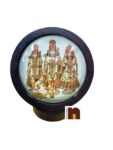Shri Ram Darbar Idol for Car Dashboard (Wooden) (6.5 Cms) (1 Pc)