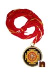 Shri Yantra Pendant In Pure Brass & Glass For Men & Women (1 Pc)