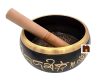 Singing Bowl | Tibetan Buddhist Prayer Instrument with Wooden Stick | Meditation Bowl | Music Therapy (4 Inches Approx) (1 Pc)