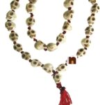 Skull (Nar Mund) Stone Big Beads Mala for Puja | Jaap (37 Beads) (1 Pc)