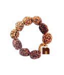 3 Mukhi Rudraksha Beads Bracelet (Stretchable) (1 Pc)