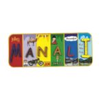 3D Magnetic Sticker | Manali in MDF Wood for Home Decoration | Fridge Etc (14 Cms) (1 Pc)