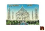 3D Magnetic Sticker | Taj Mahal | India in Polyresin & Marble for Home Decoration | Fridge Etc (7.5 Cms) (1 Pc)