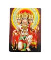 3D Magnetic Sticker | Lord Hanuman Ji Idol in Polyresin for Home Decoration | Fridge Etc (9.5 Cms) (1 Pc)