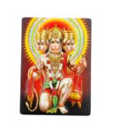 3D Magnetic Sticker | Lord Hanuman Ji Idol in Polyresin for Home Decoration | Fridge Etc (9.5 Cms) (1 Pc)
