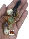 7 Chakra Tumble Stones For Car Hanging & Door Hanging For Chakra & Crystal Healing (1 Pc)