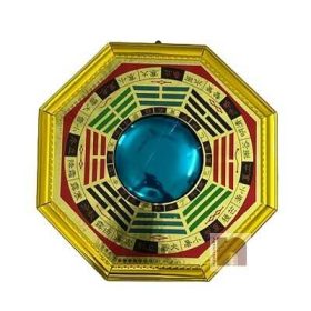 Bagua | Pakua Mirror in Metal for Protection & Positive Energy (8 Inches) (1 Pc)