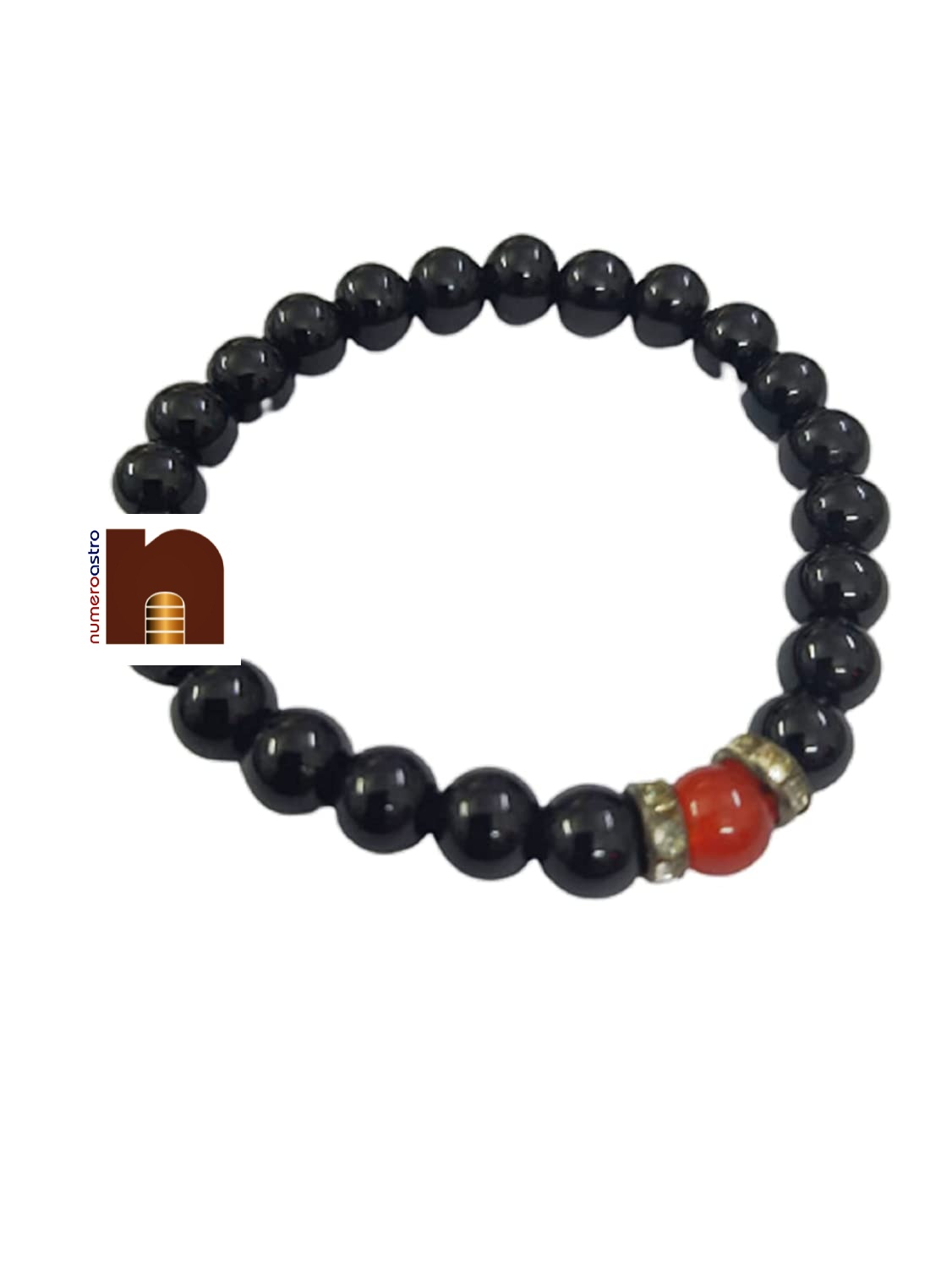 Black Agate Hakik Wm Red Onyx Bracelet