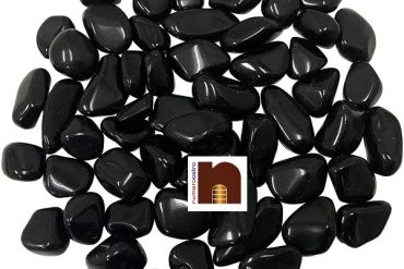 Original & Natural Black Obsidian Tumble Stones | Chakra Healing Stones (100 Grams Approx) (1.5-2 Cms Approx)