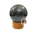 Black Tourmaline Ball | Sphere Ball | Crystal Ball for Reiki & Crystal Healing (340-370 Grams Approx) (1 Pc)