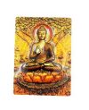 3D Magnetic Sticker | Lord Buddha Maditating in Polyresin for Home Decoration | Fridge Etc (9.5 Cms) (1 Pc)