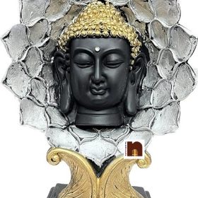 Lord Buddha Face | Head Idol | Buddha Statue Showpiece in Polyresin (24 Cms) (1 Pc)