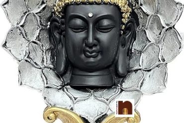 Lord Buddha Face | Head Idol | Buddha Statue Showpiece in Polyresin (24 Cms) (1 Pc)