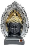 Lord Buddha Face | Head Idol | Buddha Statue Showpiece in Polyresin (23 Cms) (1 Pc)
