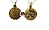 Shri Chandra Yantra Locket | Pendant In Pure Brass (Oxidized Finish) (6 Grams Approx) (1 Pc)